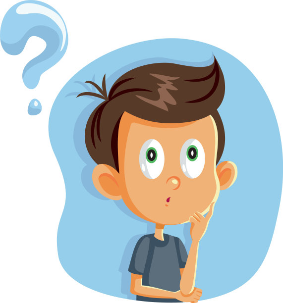 小男孩有很多问题卡通图片下载