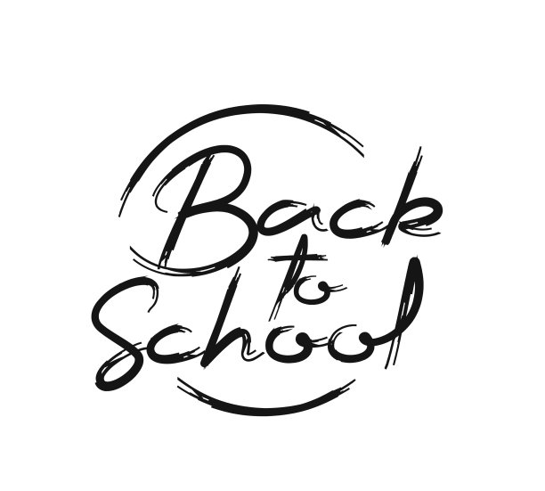 回到学校书法现代字体风格图片下载