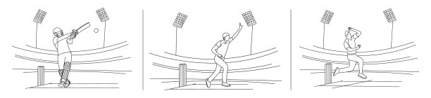 概念击球手打板球锦标赛图片下载