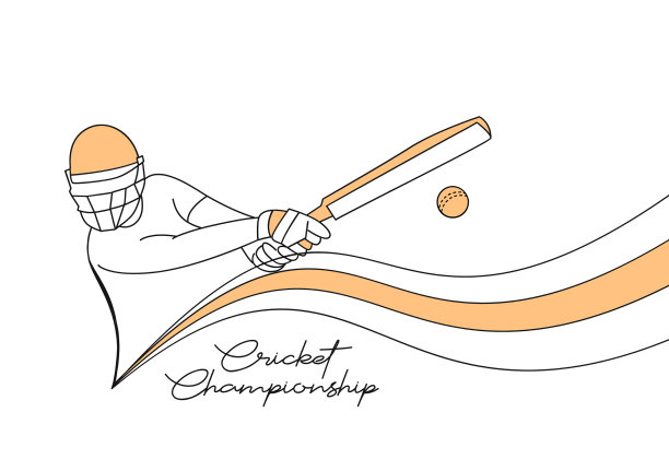 抽象的彩色图案与击球手和投球手图片下载