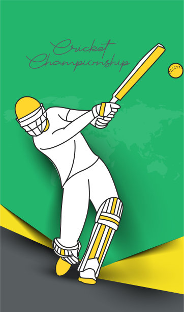 抽象的彩色图案与击球手和投球手图片下载