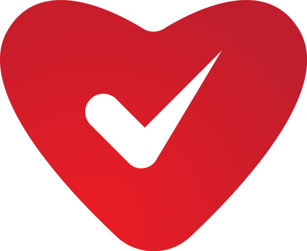 心标志模板图片下载