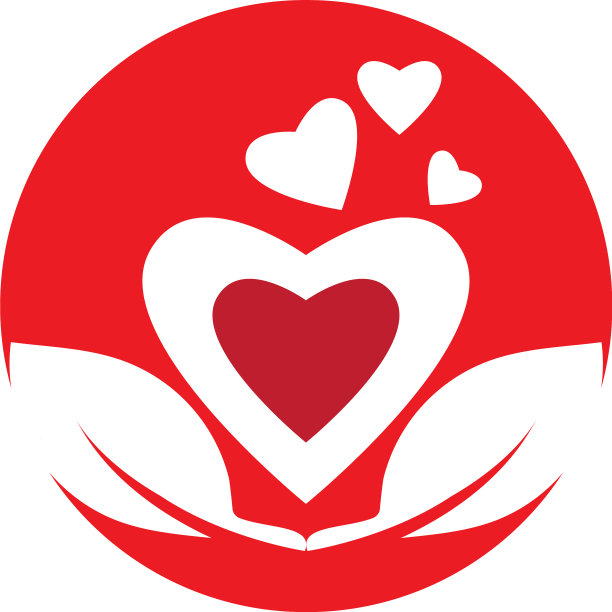 心标志模板图片下载