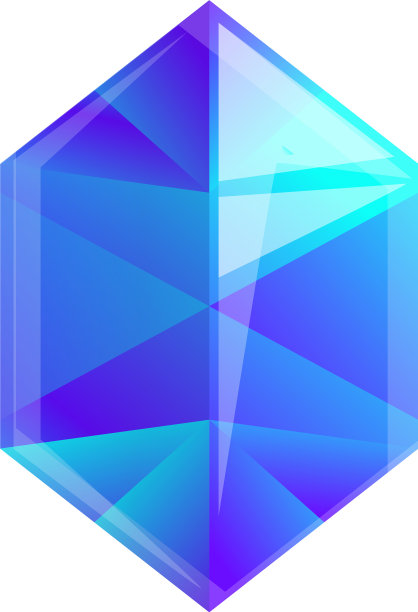 游戏蓝色宝石图标卡通风格图片下载