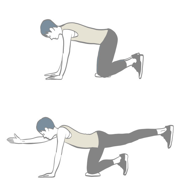 肌肉训练姿势髋关节伸展训练图片下载