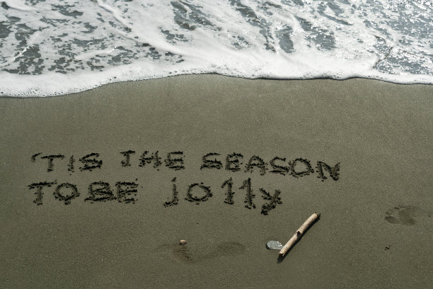 沙滩上圣诞颂歌的台词图片下载