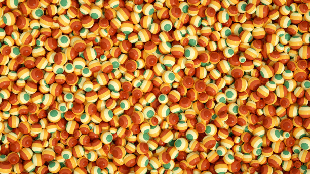 抽象彩色球体背景图片下载