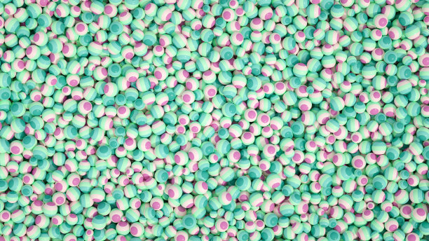 抽象彩色球体背景图片下载