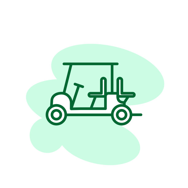 高尔夫球车图标图片下载