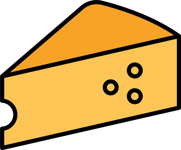 美味的奶酪，健康的食物填充风格图片下载