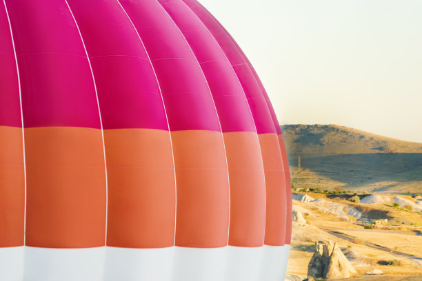 热气球的特写。图片下载