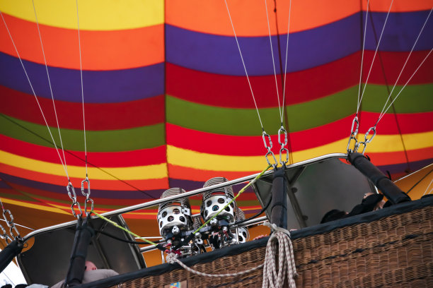 热气球喷火器。图片下载