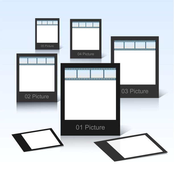 黑色的相框在闪亮的背景上图片下载