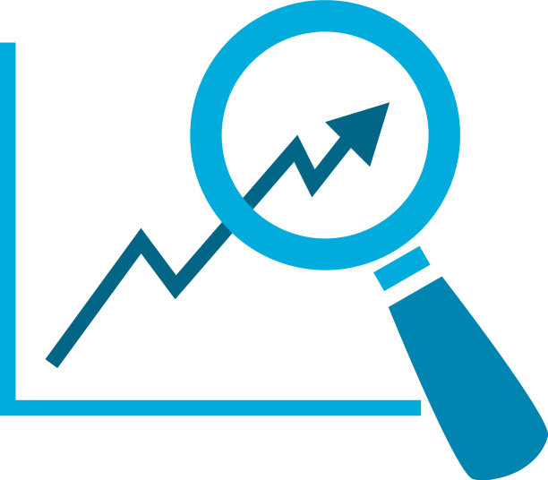 带箭头的卢佩图标增加图表扁平化风格图片下载