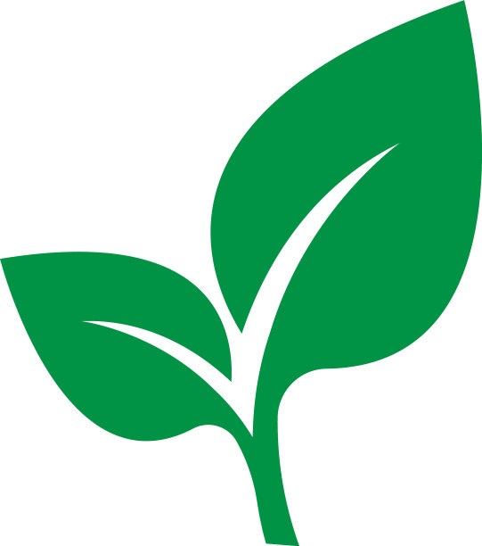 绿叶标志图片下载