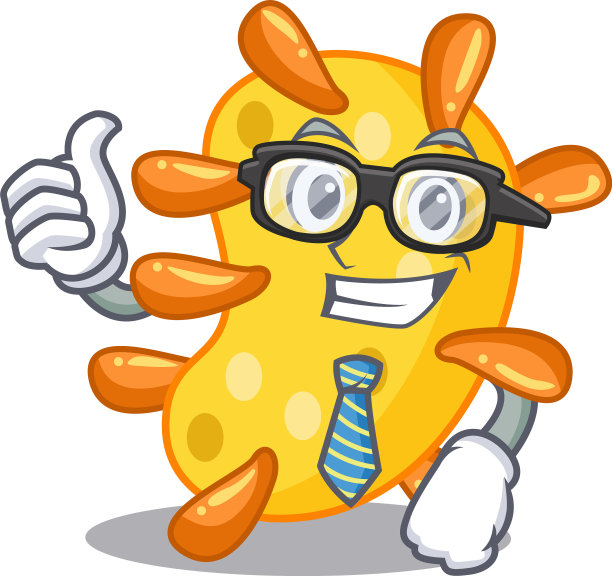 一个优雅的弧菌商人吉祥物设计图片下载