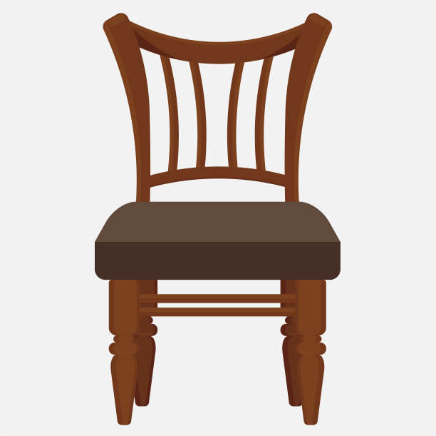 木制经典椅子与软座椅的主题图片下载