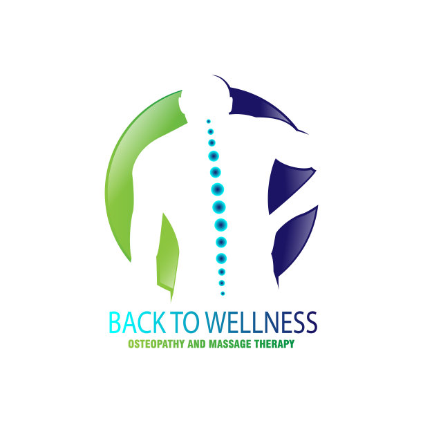 按摩疗法标志设计图片下载