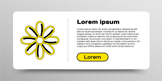 线花图标孤立的白色背景图片下载