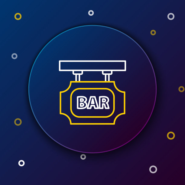 线街道招牌与题词栏图标图片下载