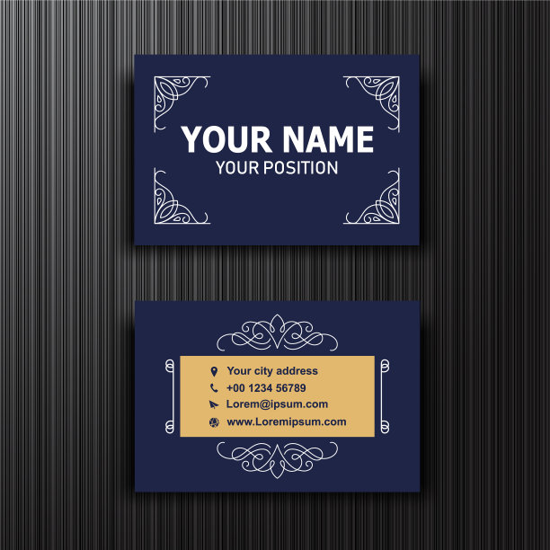 创意和干净的现代名片图片下载