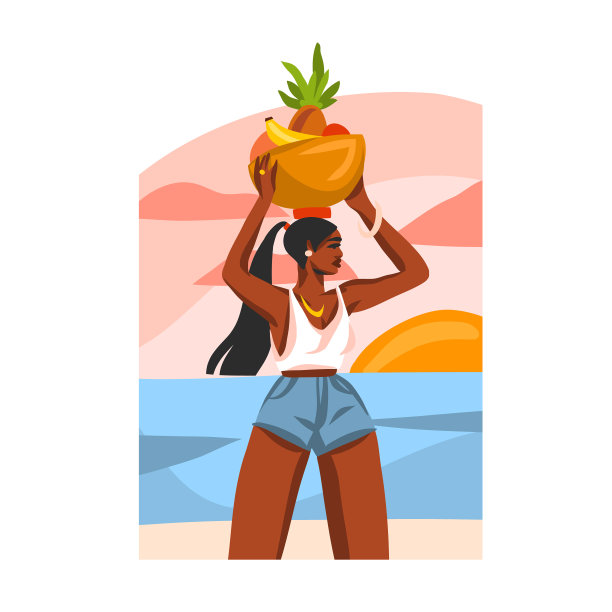 手绘抽象股票图形图片下载