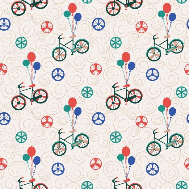 自行车周末无缝图片下载
