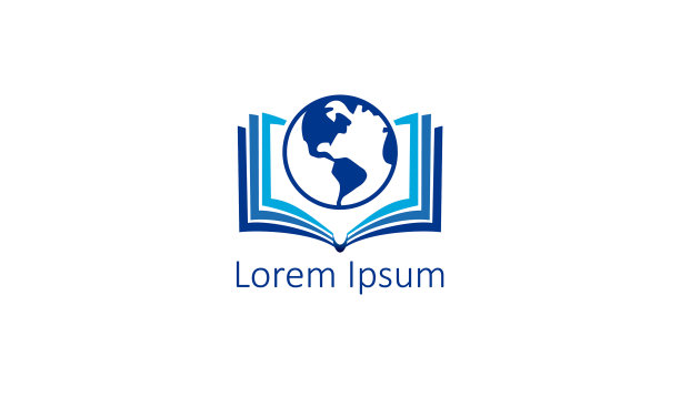 简单的创意地球仪与书图片下载