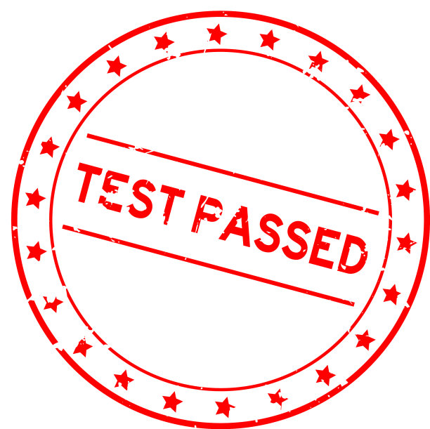 垃圾红测试通过字圆形橡胶密封图片下载