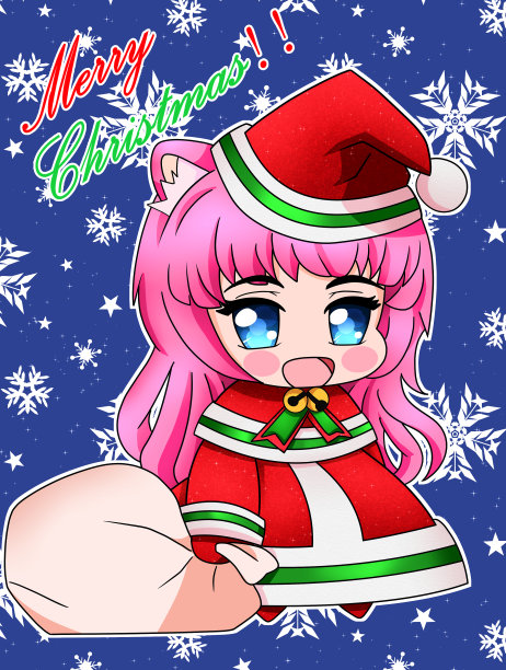 樱桃小圣诞老人图片下载