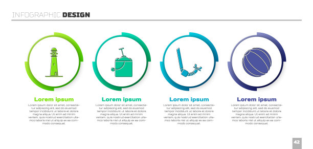 用铲子和桶装好灯塔的沙子图片下载