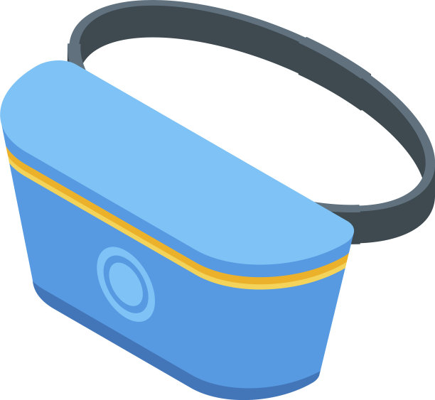 时尚腰包图标等距风格图片下载