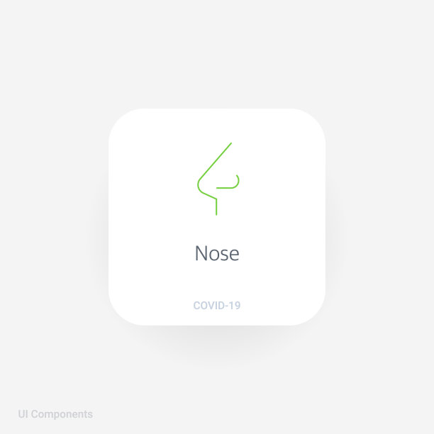 鼻子脸人体UI/UX设计模板图片下载