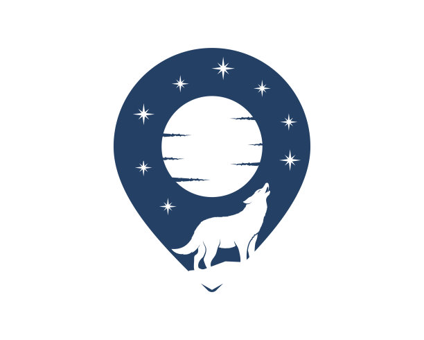 狼吼与销钉定位形状图片下载