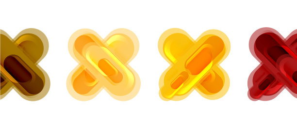 现代玻璃十字形抽象图片下载