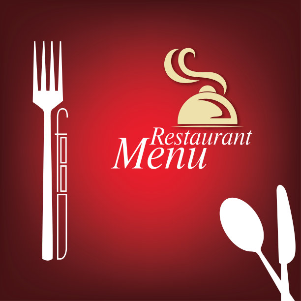 盘子，叉子，勺子和刀的图标。股票插图图片下载