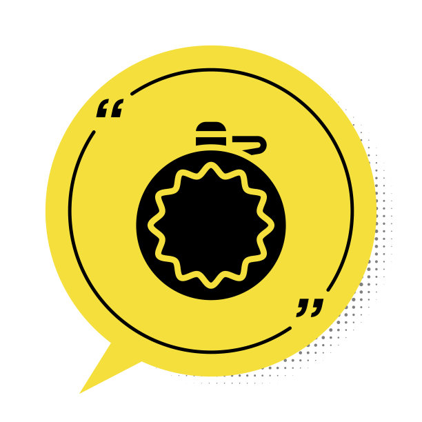 黑色水壶图标孤立在白色上图片下载