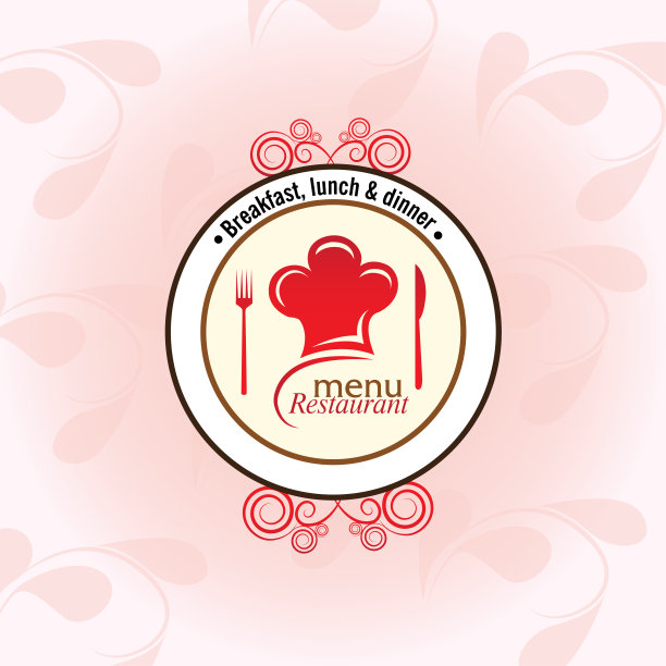 盘子，叉子，勺子和刀的图标。股票插图图片下载