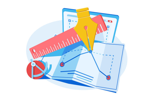 在纸上画蓝图图片下载