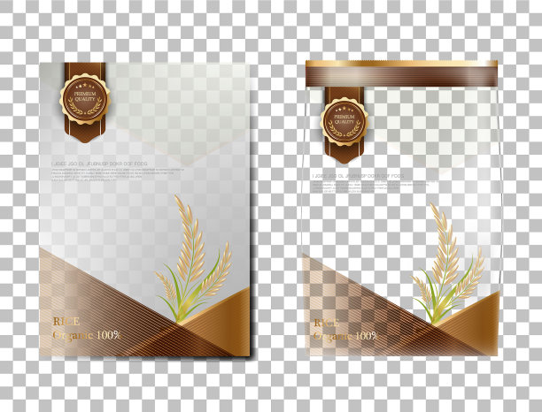 大米包装泰国食品棕金图片下载