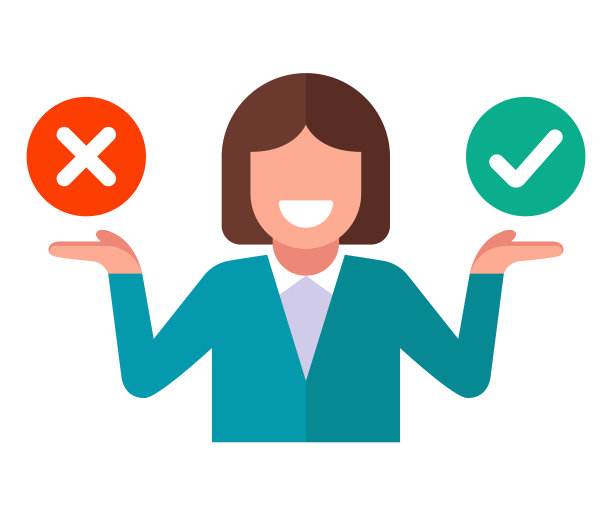 女孩选择是或不是思考你的图片下载