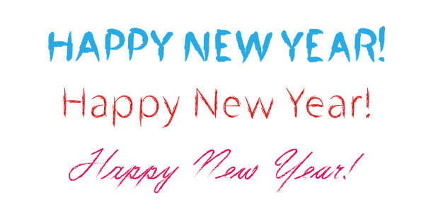 设手写问候语题字快乐图片下载