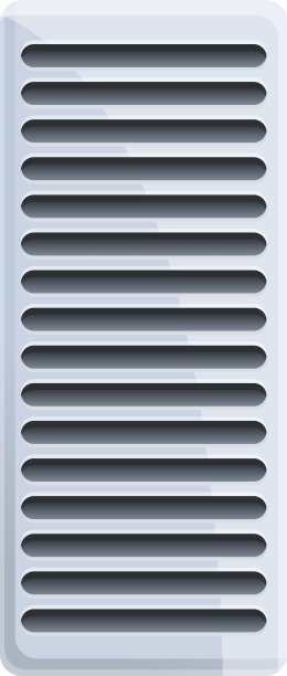 散热器通风图标卡通风格图片下载