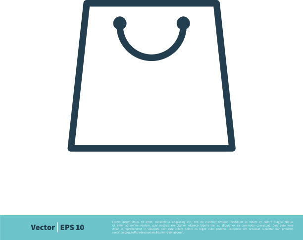 纸袋图标标识模板设计eps 10图片下载