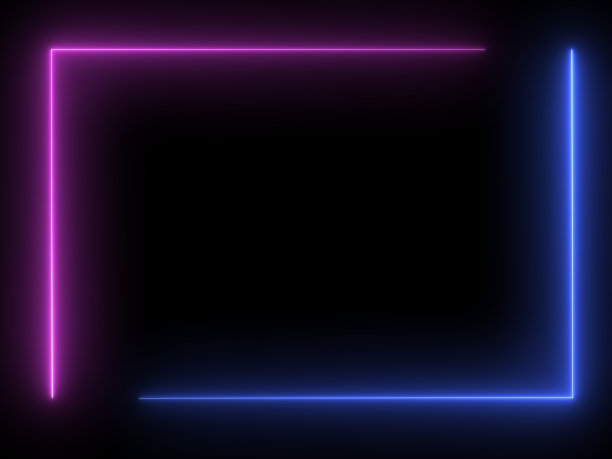 霓虹灯框架图片下载