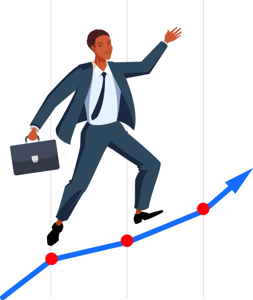 黑人男性商人事业有成图片下载