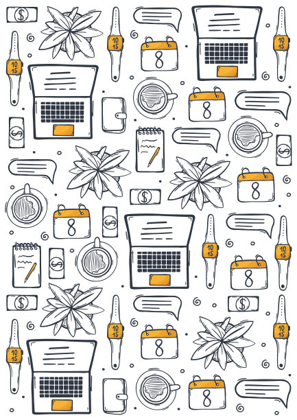 自由写生手绘涂鸦背景流行图片下载