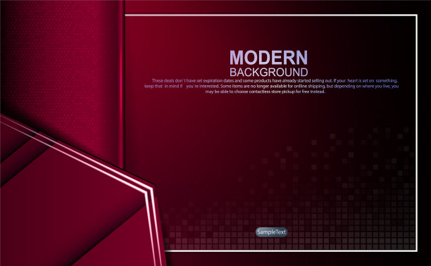 暗红色设计与渐变和马赛克轮廓图片下载