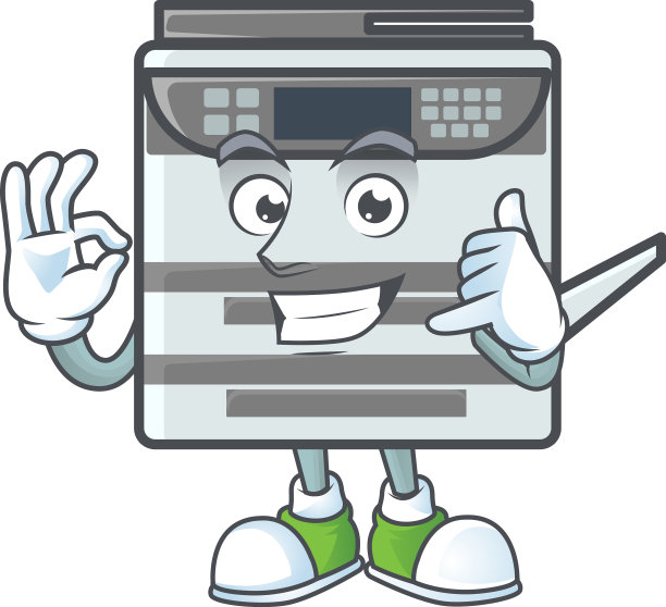 叫我搞笑专业的办公室复印吉祥物吧图片下载