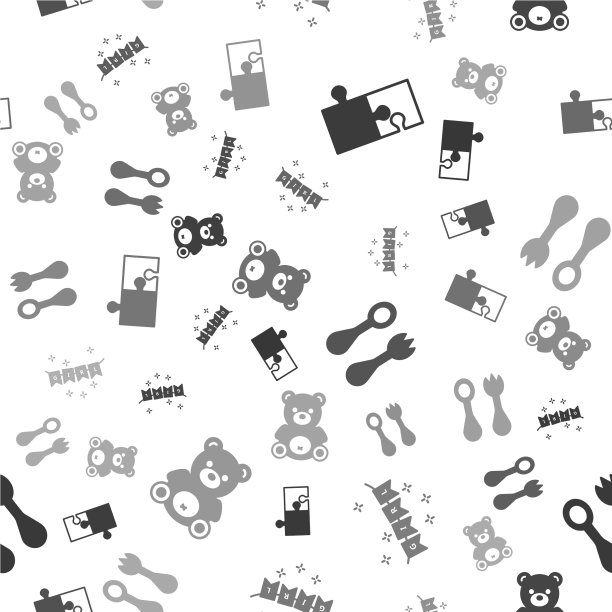 设置拼图嘉年华花环与旗帜图片下载